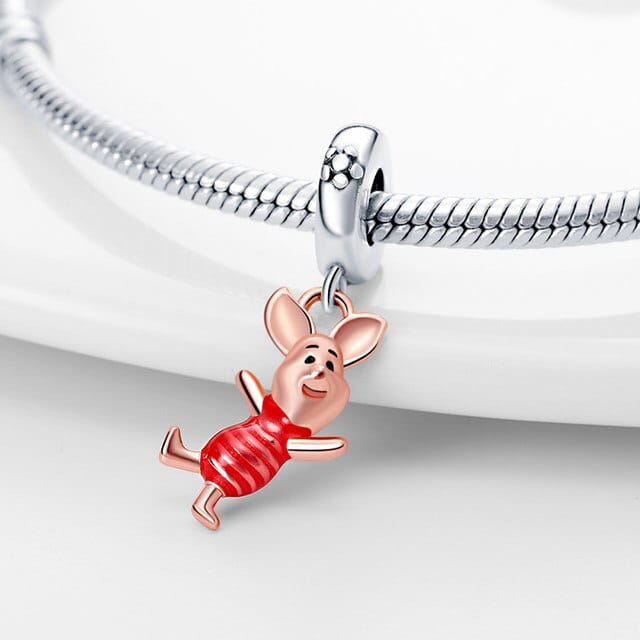 Winnie the Pooh Piglet Dangle Charm