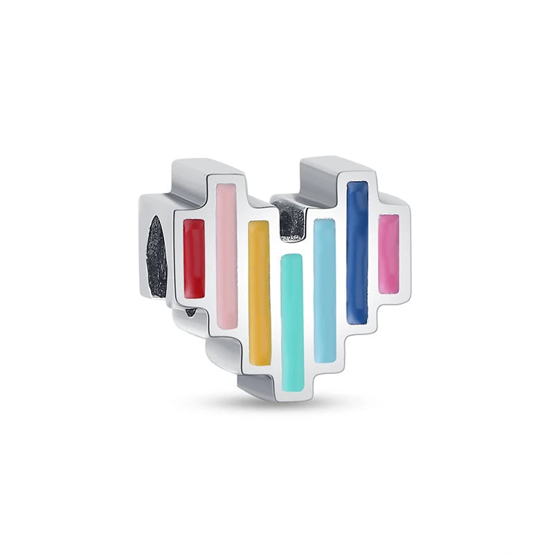 Colorful Heart Charm